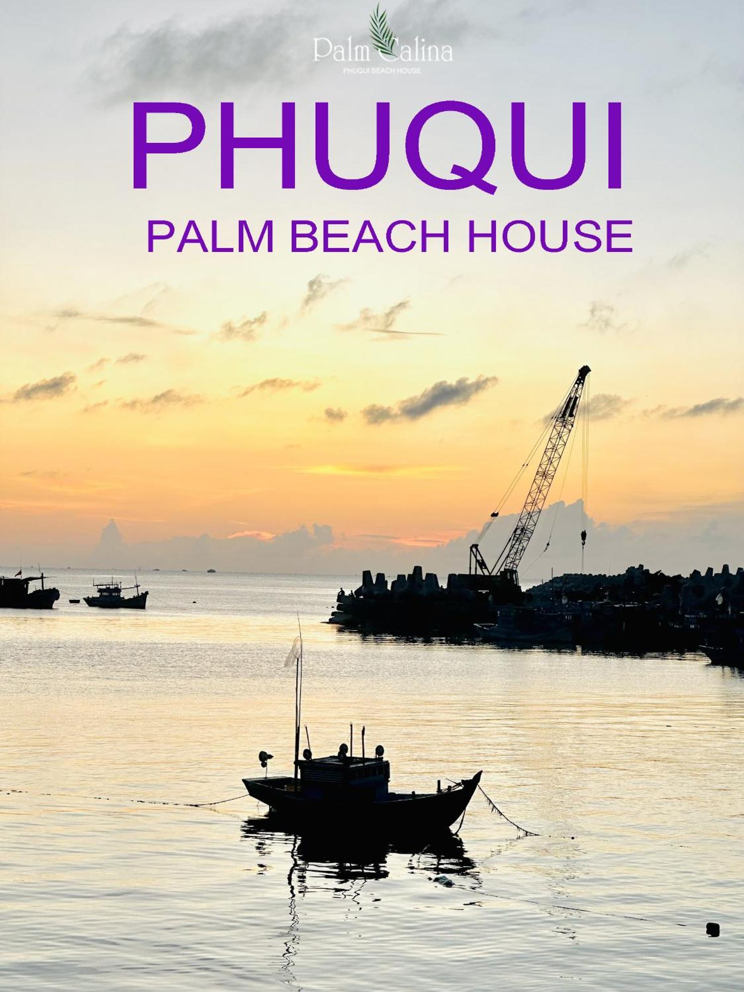 Palmcalina - Phuqui Beach House Cu Lao Thu Eksteriør billede